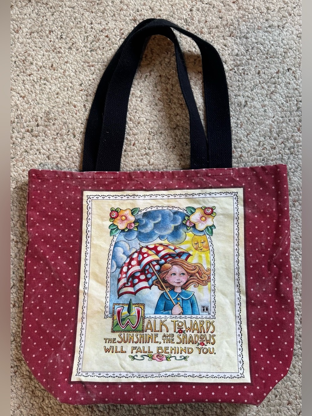 RARE Mary Engelbreit CANVAS TOTE